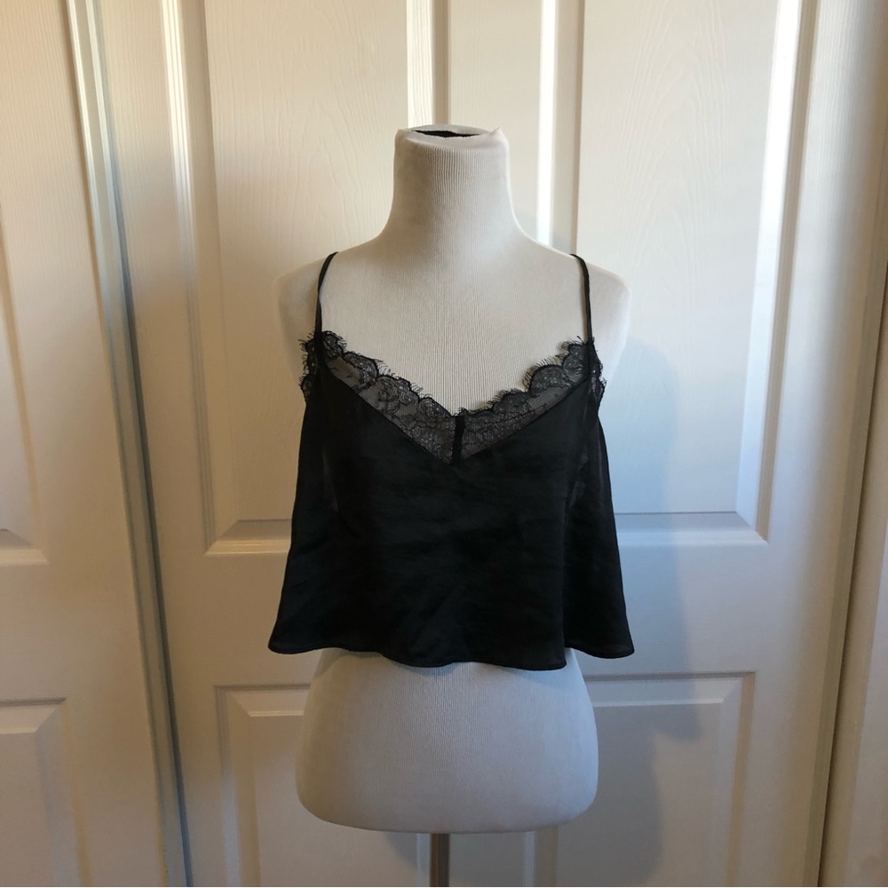 Free People Intimates Black Crop